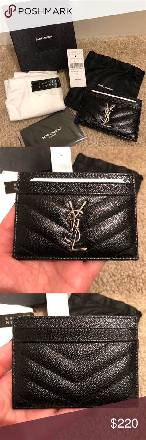 ysl card holder barneys|ysl card holders.